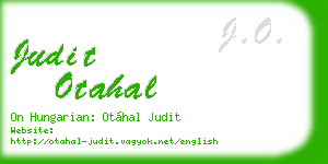 judit otahal business card